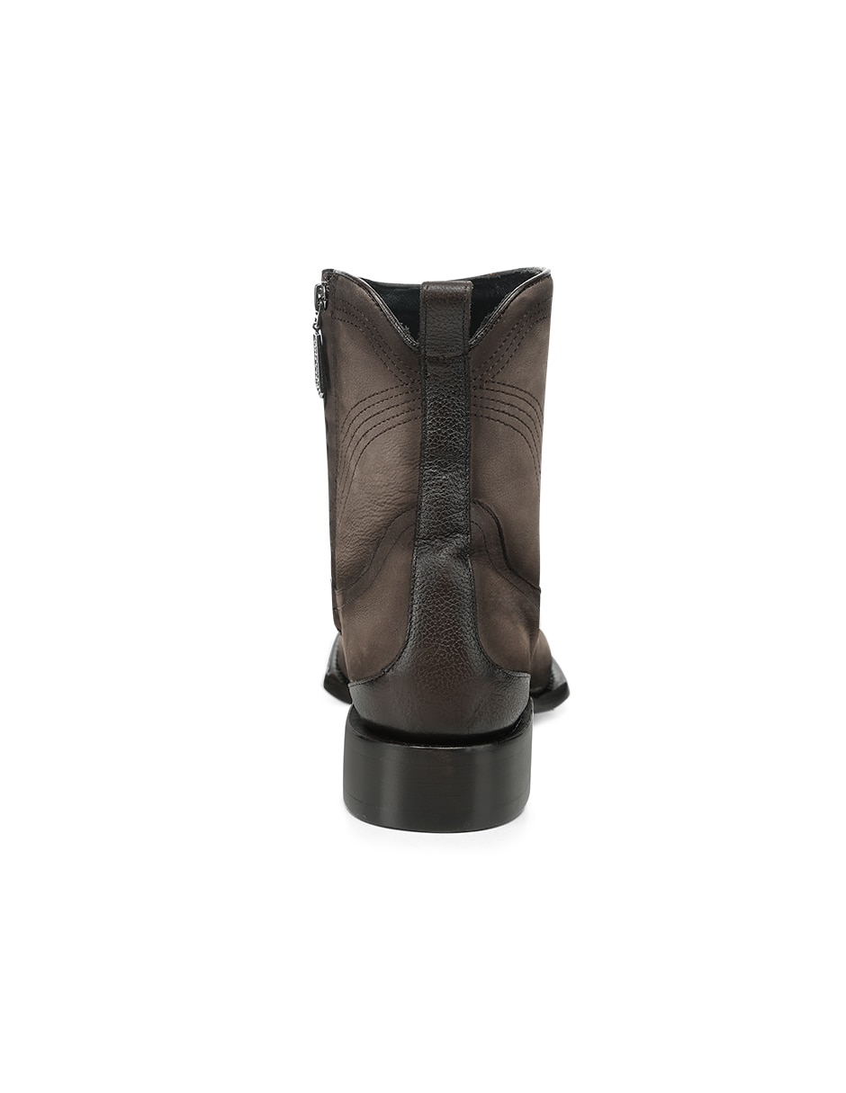 Botín de piel para hombre 6