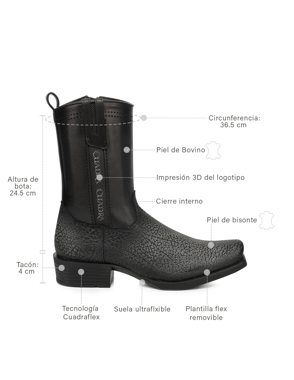 Bota de piel para hombre 9