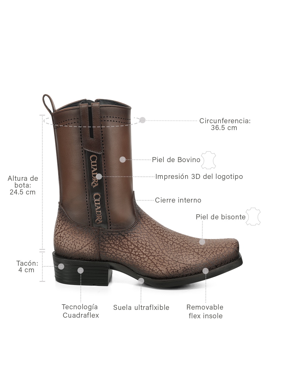 Bota/Botín CUADRA de Piel para hombre 9