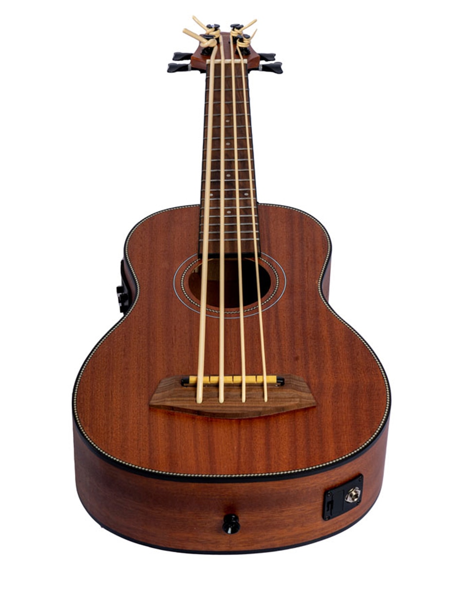Ukelele Barítono Bamboo u-bass-s de sapele laminado