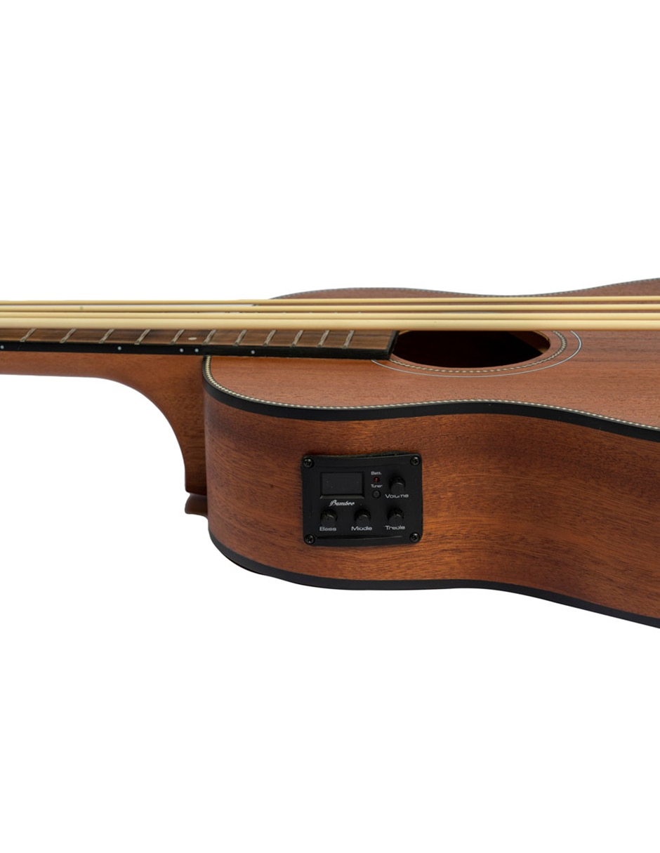 Ukelele Barítono Bamboo u-bass-s de sapele laminado
