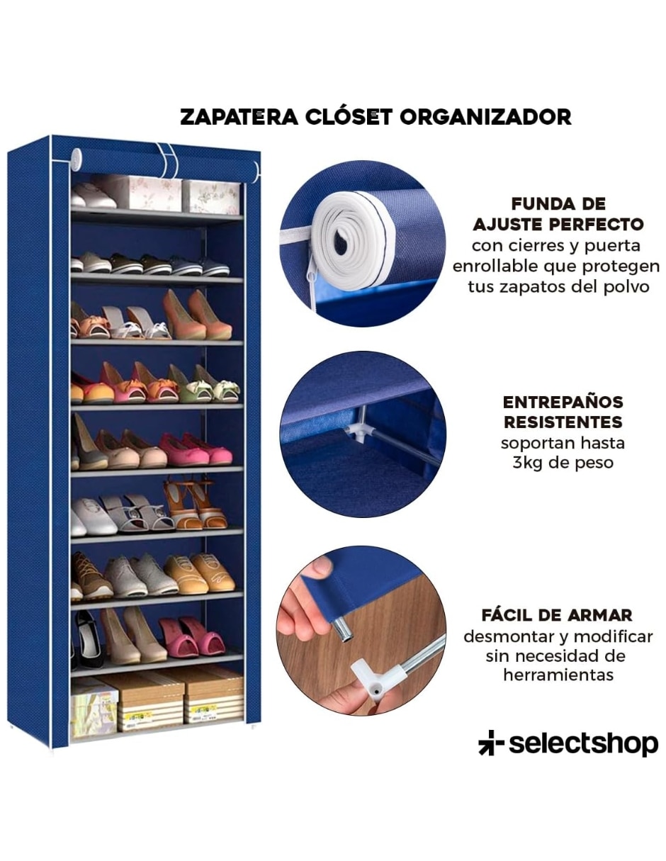 Zapatera armable mueble Selectshop para 27 pares de zapatos