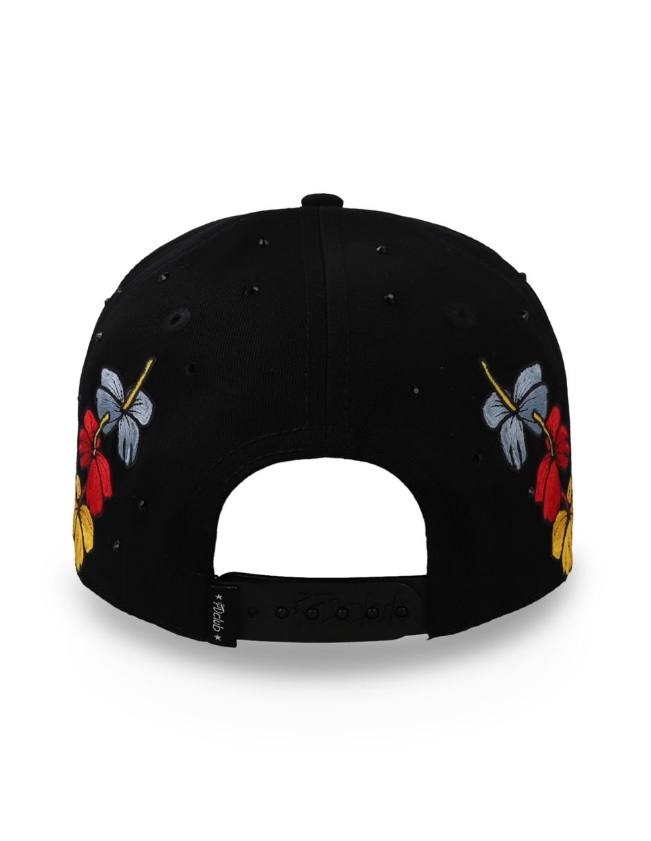 Gorra visera curva snapback problematic and d club problematic spring vibes unisex