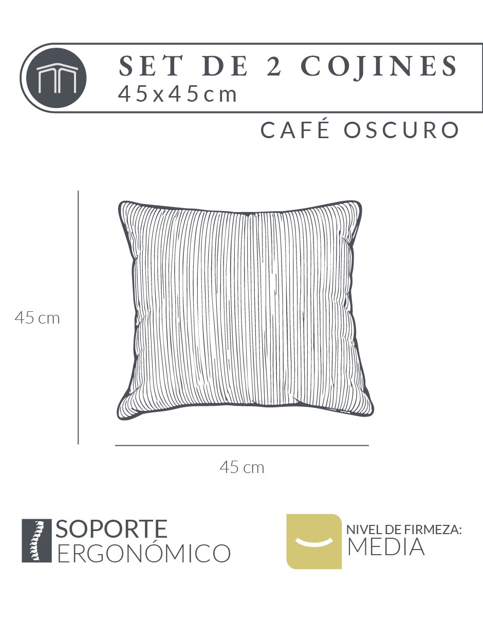 Set de cojín decorativo 8