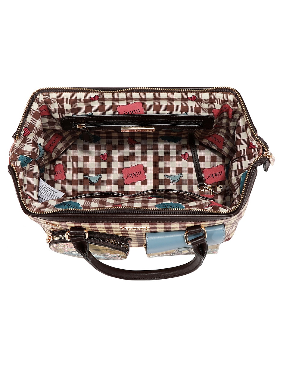 Set/bolsa dome chasing dreams de poliuretano para mujer 3