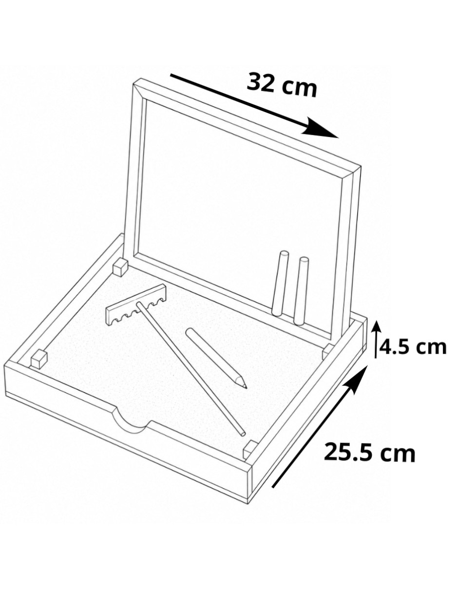 Juguete educativo motriz kit caja sensorial cut art kids