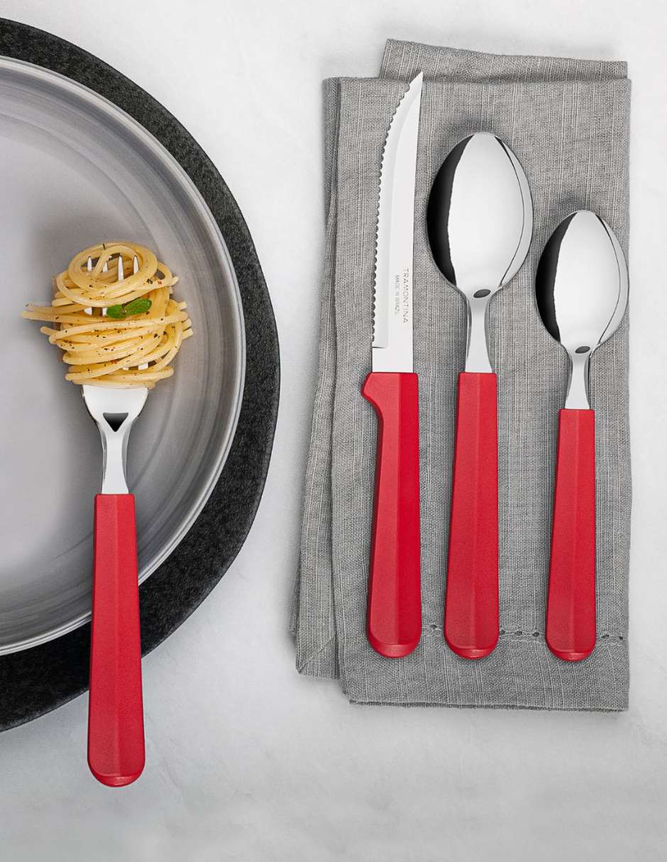 Set cubiertos de acero inoxidable 16 piezas 4