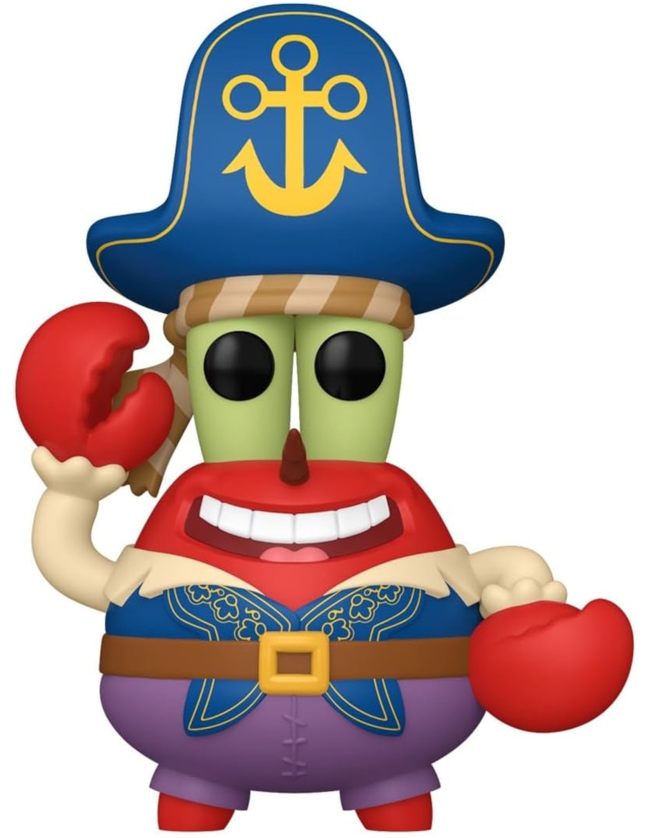Figura de colección spongebob squarepants don cangrejo funko