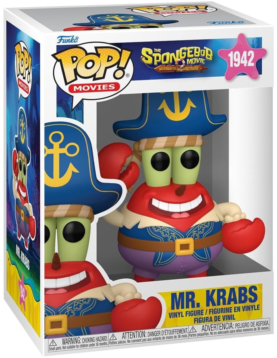 Figura de colección spongebob squarepants don cangrejo funko
