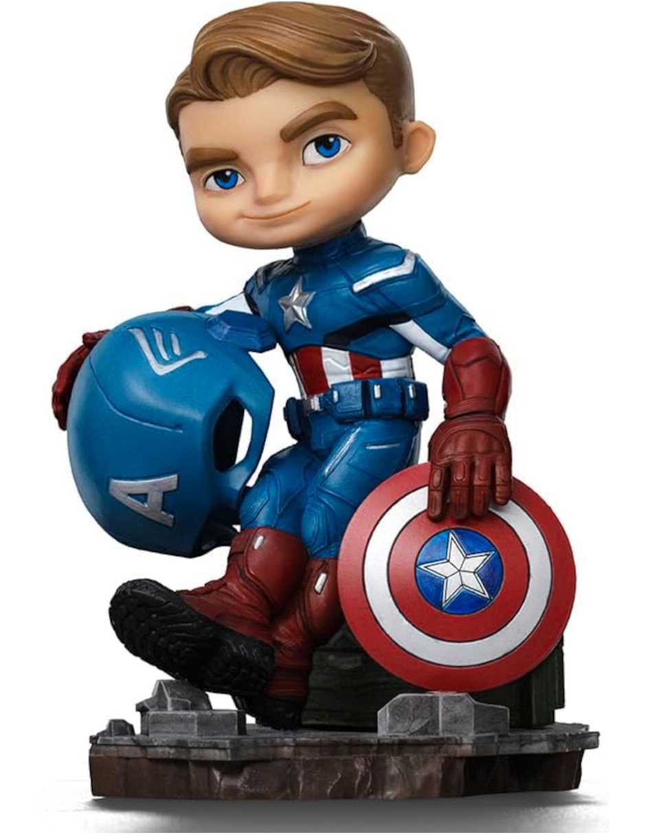 Figura de colección the infinity saga capitan america iron studios