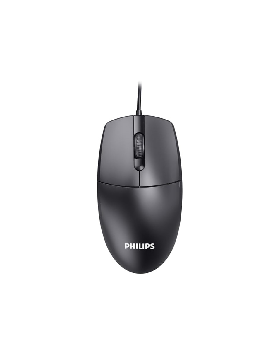 Mouse ergonómico alámbrico Philips spk7247b85