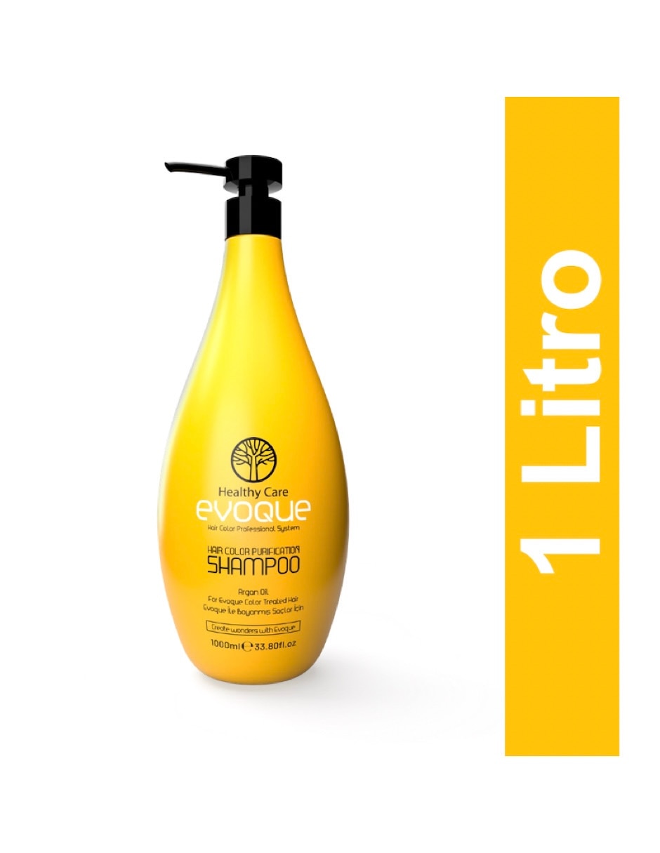 Shampoo protector de color para cabello todo tipo Evoque Purifiying 1L