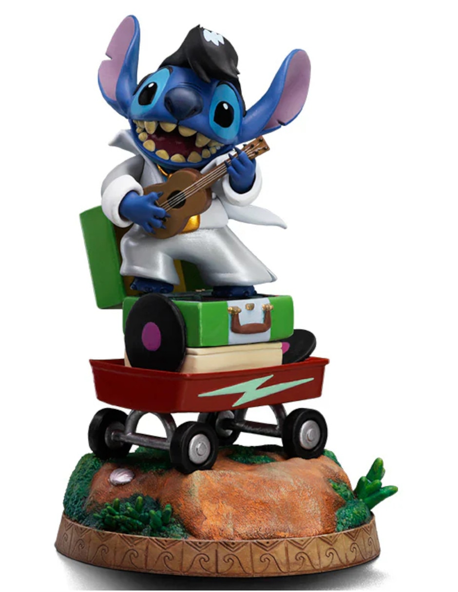Figura de colección lilo y stitch stitch iron studios