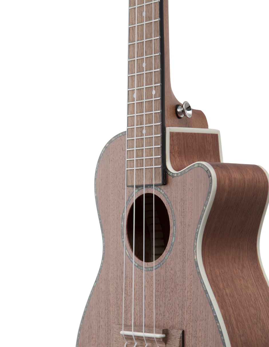 Ukelele Concierto Bamboo U-23-sapele-c de sapele laminado