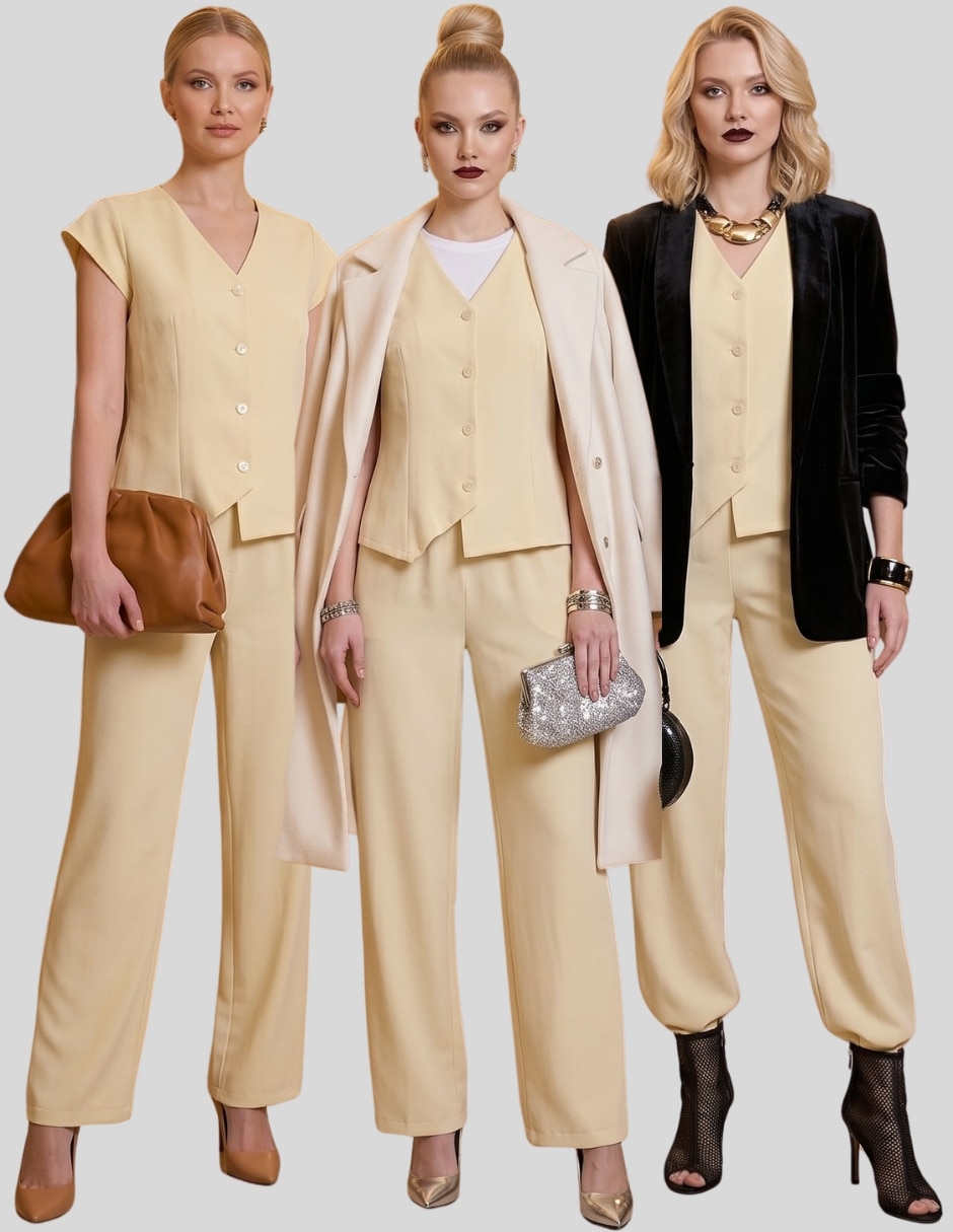 Conjunto formal conjunto elegante para mujer para mujer 7