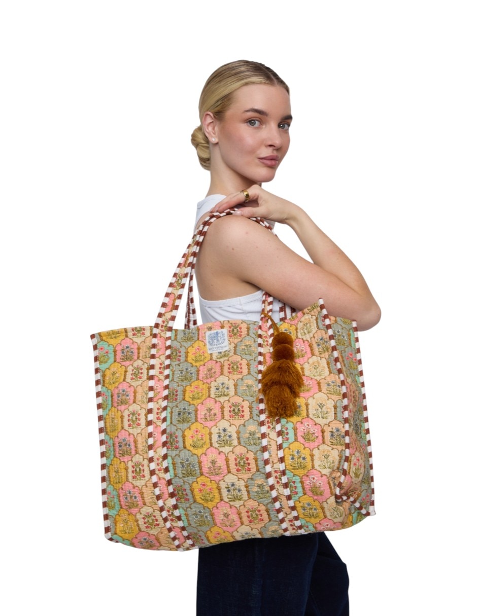 Bolsa porta laptop de algodón