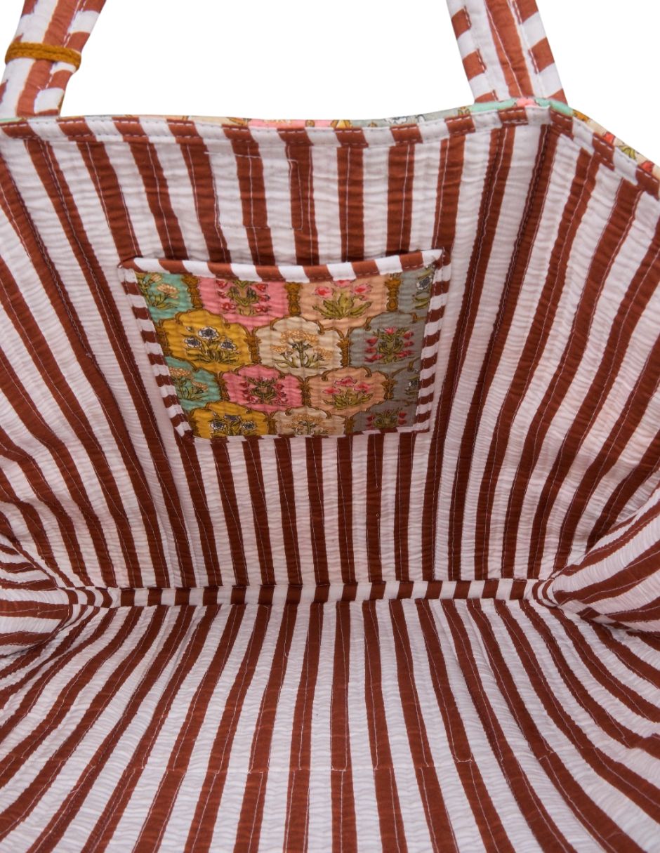 Bolsa porta laptop de algodón