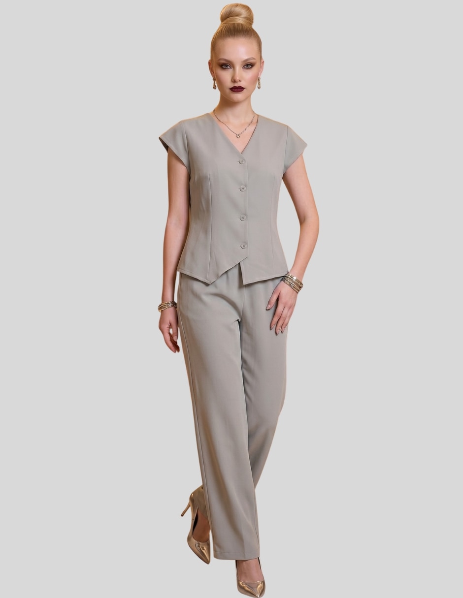 Conjunto formal malabis conjunto elegante para mujer para mujer