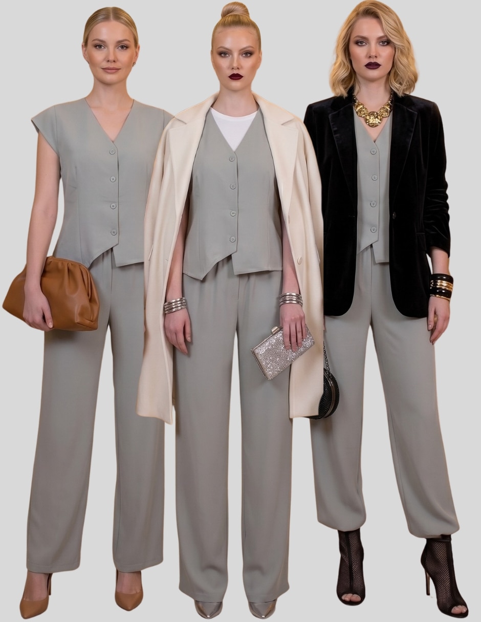 Conjunto formal malabis conjunto elegante para mujer para mujer