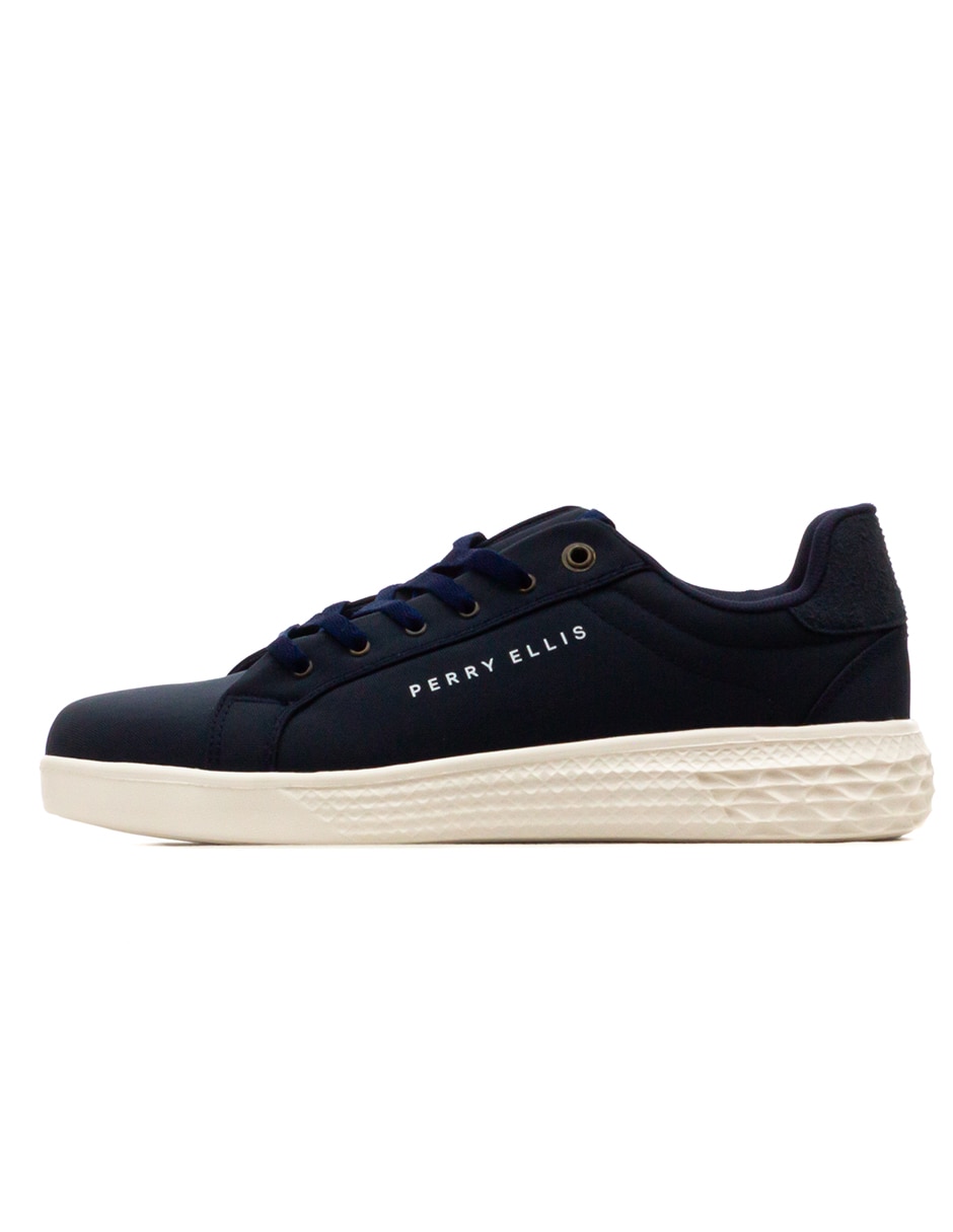 Tenis de piel perry ellis para hombre