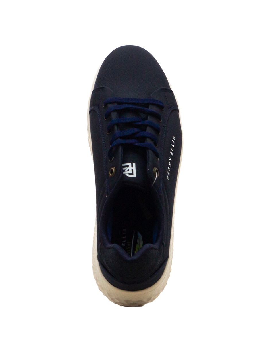 Tenis de piel perry ellis para hombre