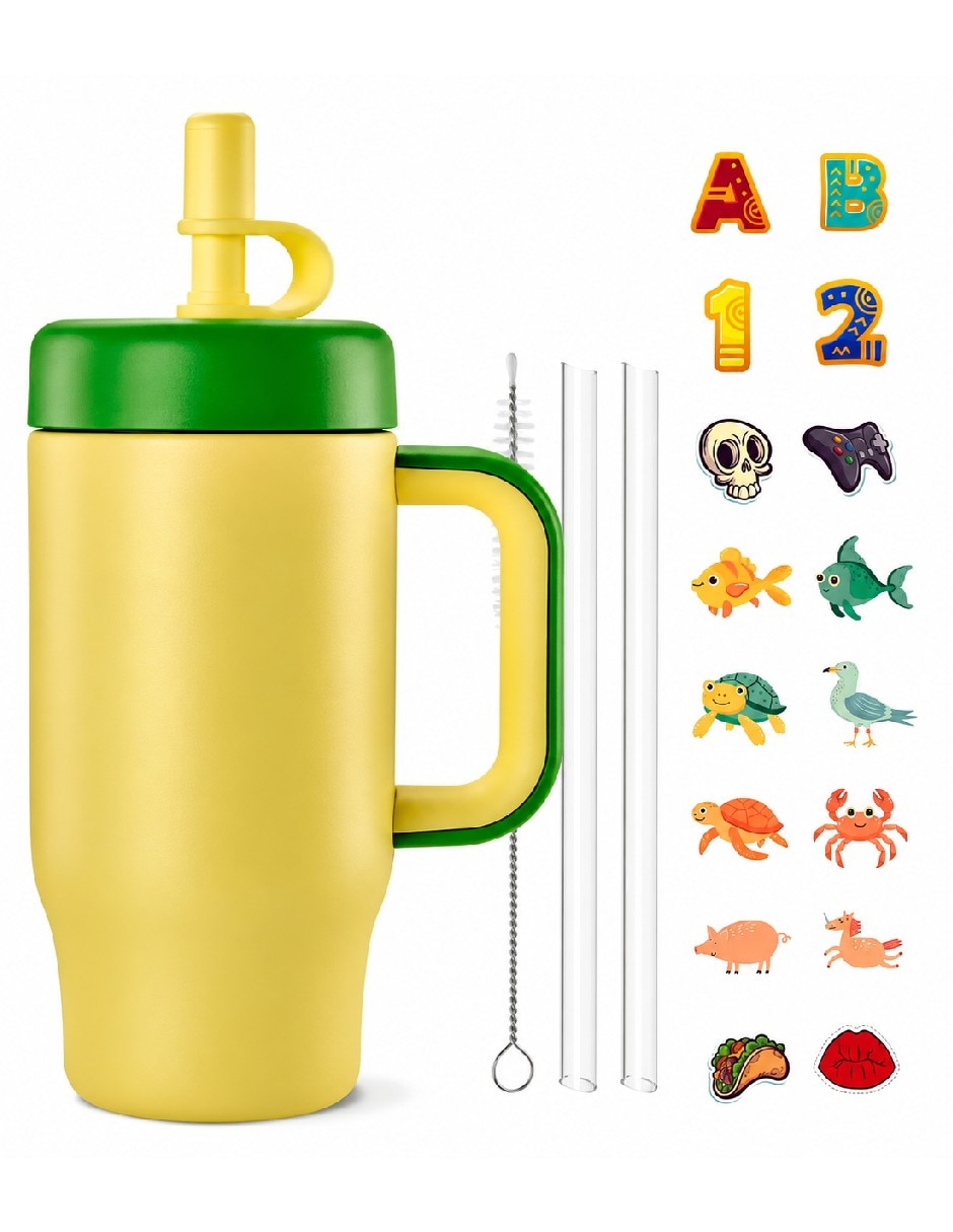 Set termo de acero inoxidable con tapa rosca
