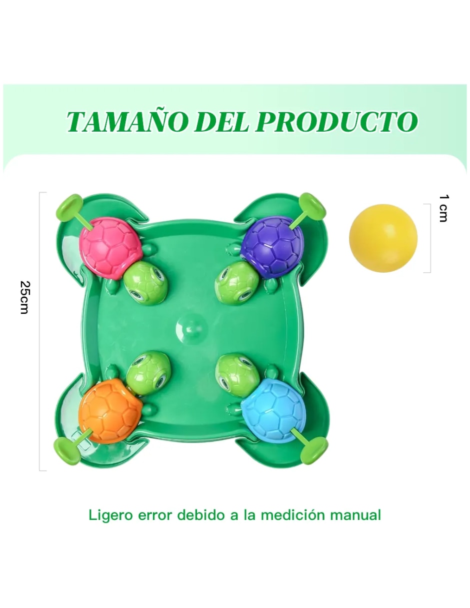 Juego de mesa tortugas comelonas 5