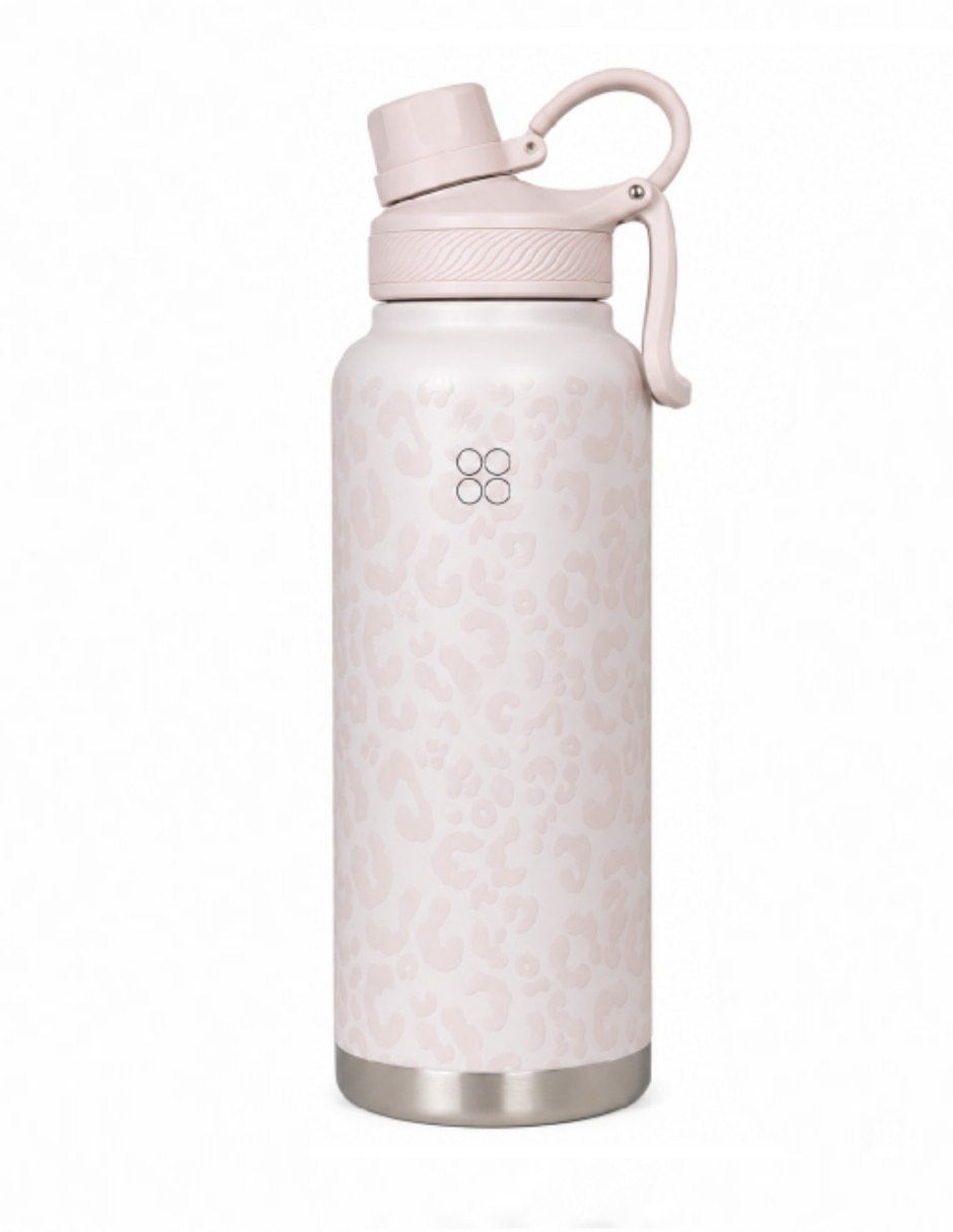 Termo de acero inoxidable con tapa flip top Termo de acero inoxidable con tapa flip top