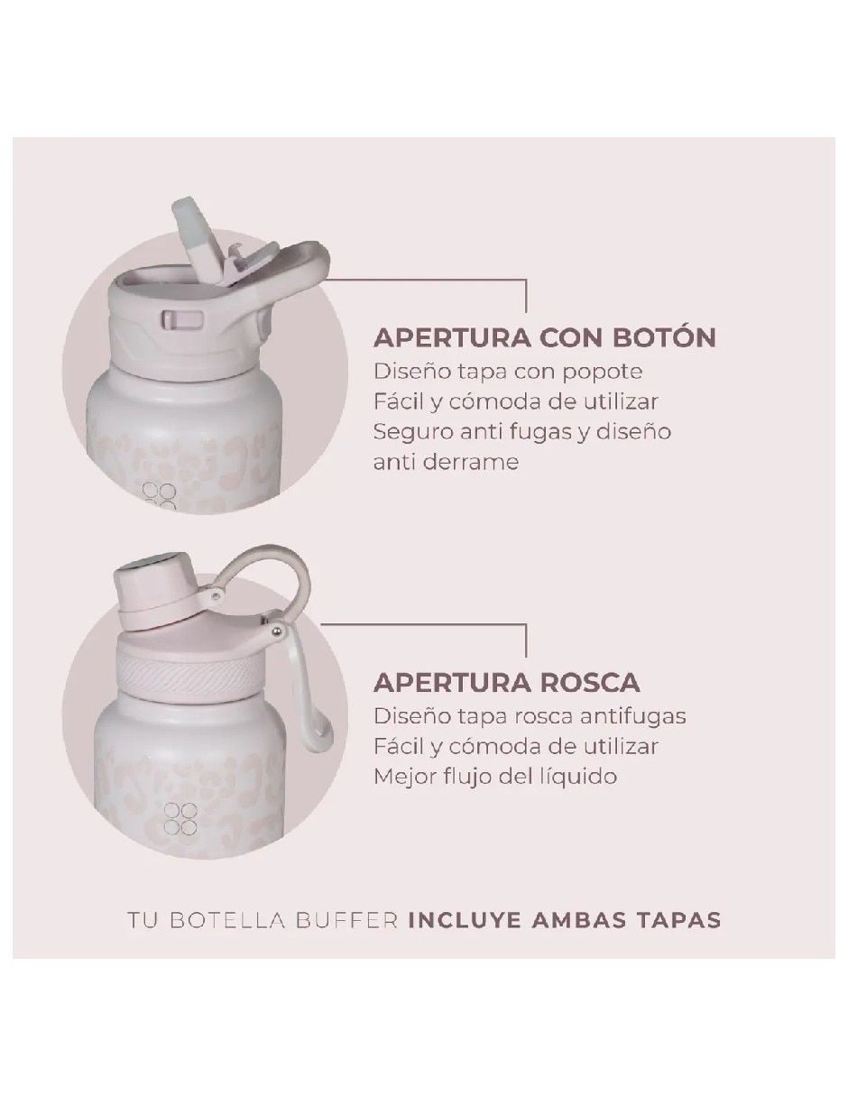 Termo Genérica de acero inoxidable con tapa flip top