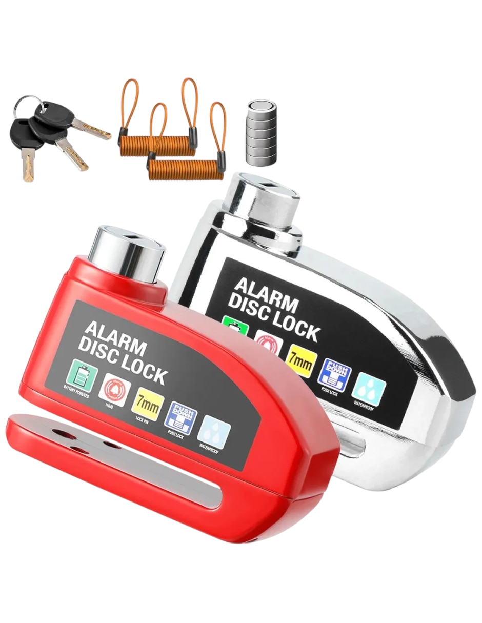 Candado con alarma de llave
