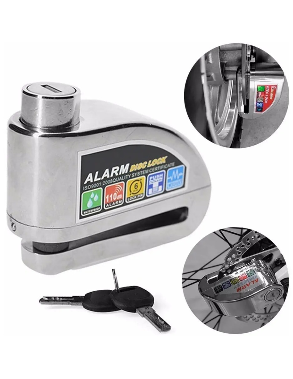 Candado con alarma de llave 2