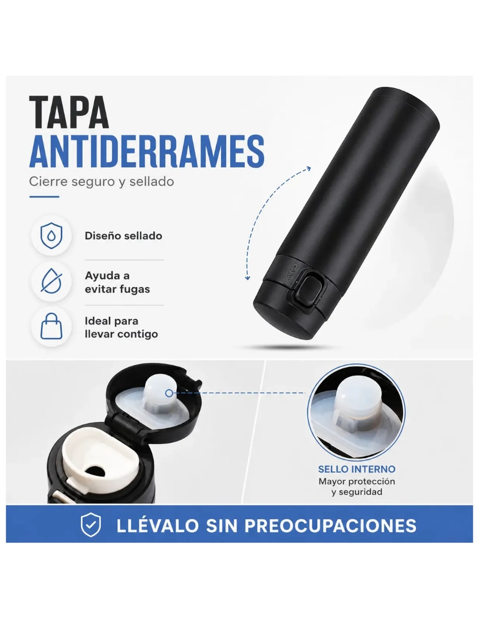 Termo con tapa a presión 500 ml 4