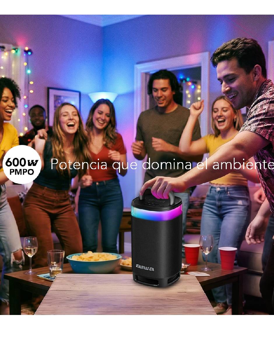 Bocina portátil Aiwa Aws68bt bluetooth