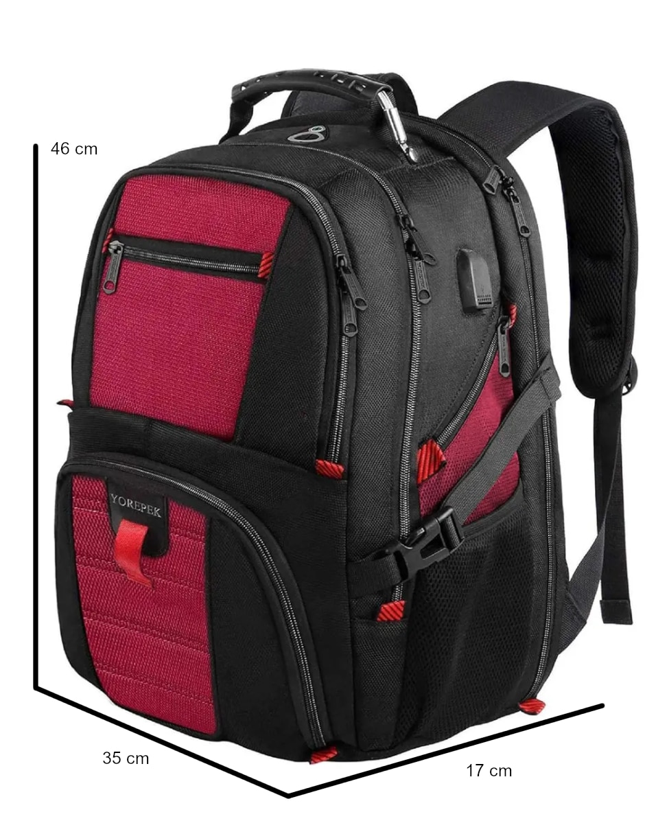Mochila para viaje impermeable unisex 4