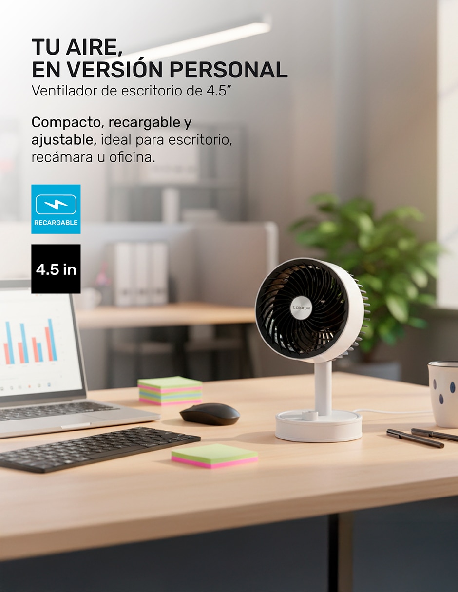 Ventilador USB Taurus de 5 v