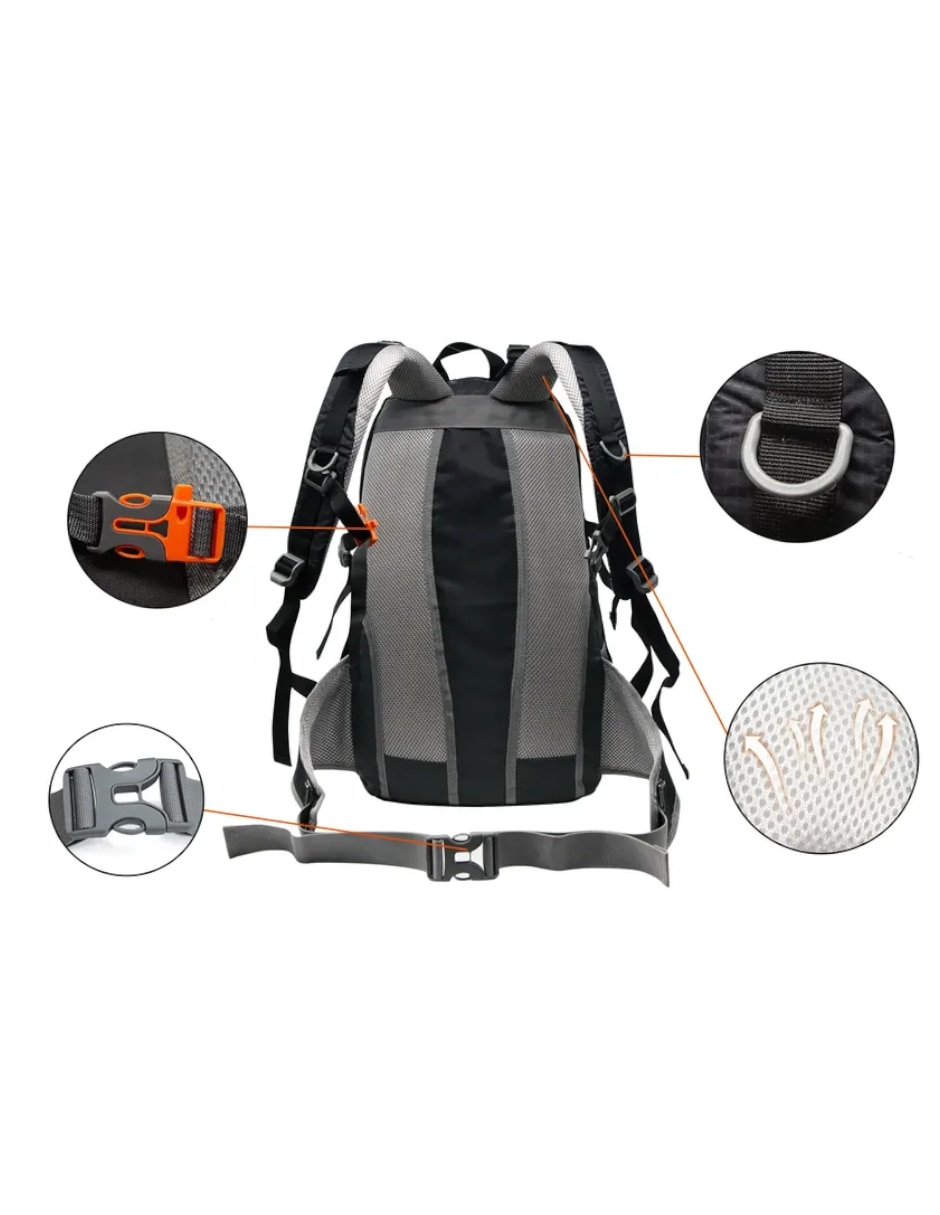 Mochila senderismo Genérica impermeable unisex