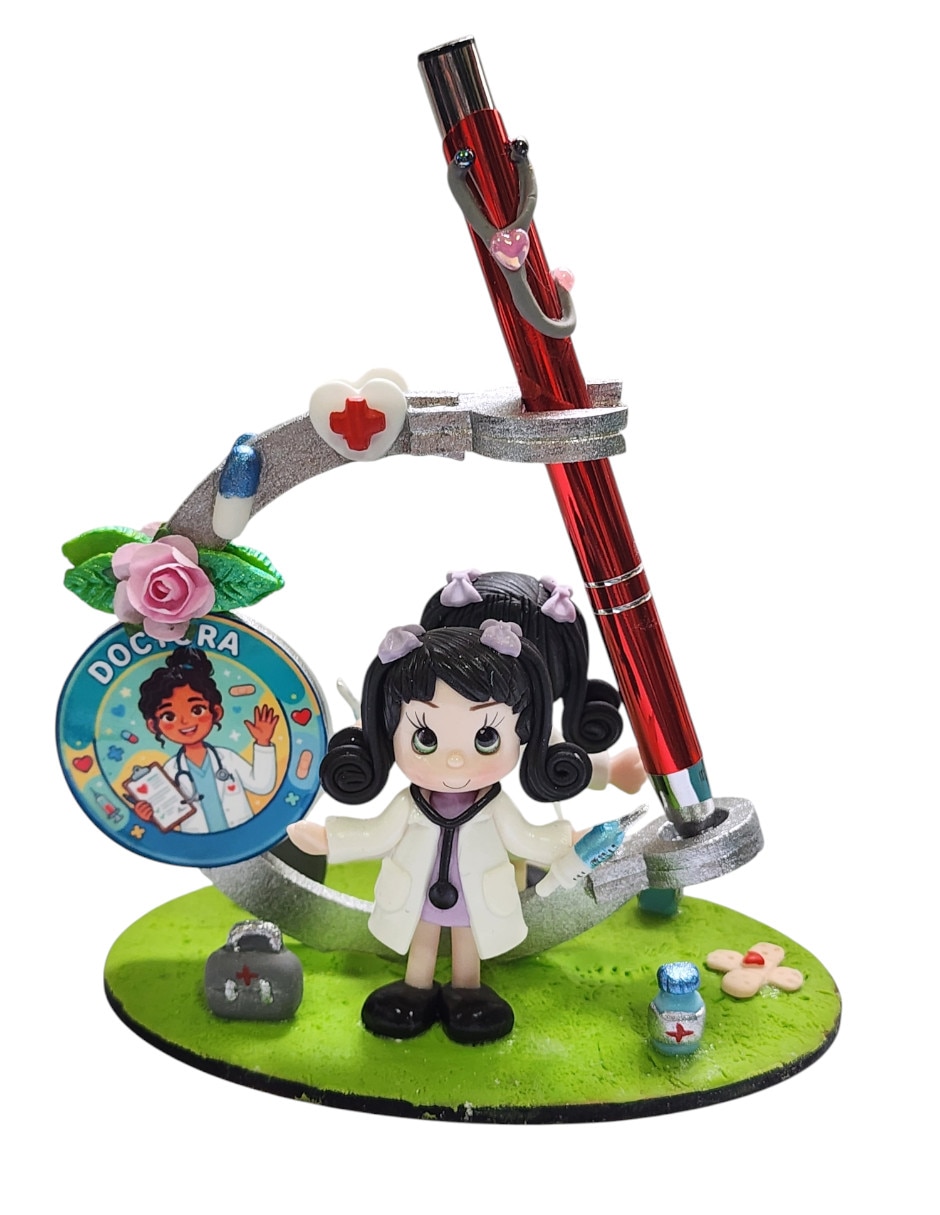 Figura decorativa de pluma Doctor Limerence by Claudia Herrera