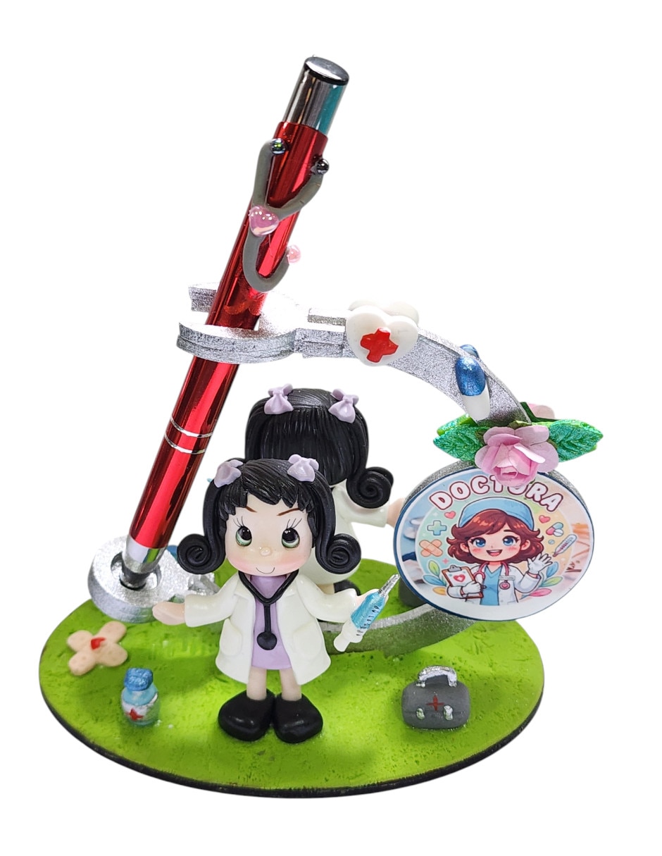 Figura decorativa de pluma Doctor Limerence by Claudia Herrera