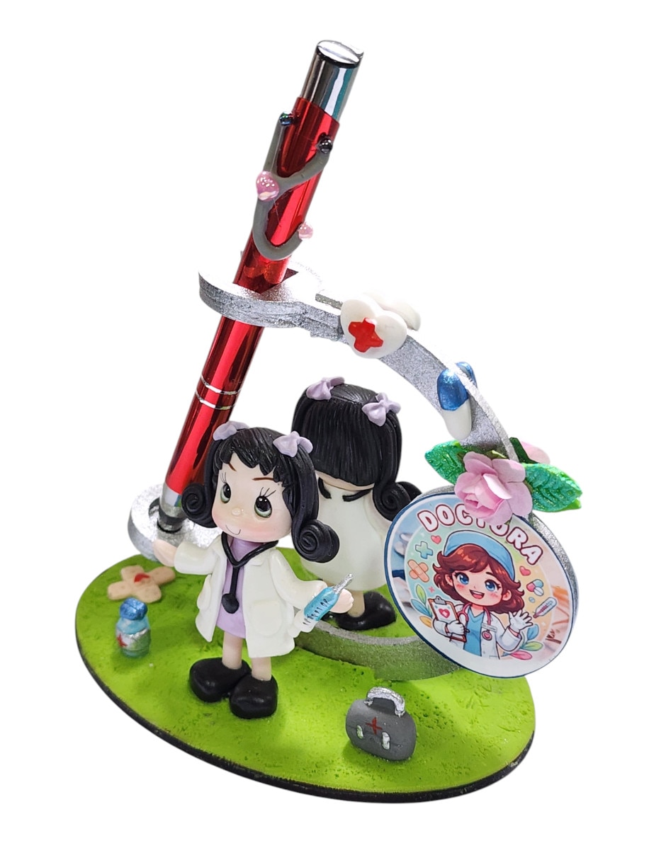 Figura decorativa de pluma Doctor Limerence by Claudia Herrera