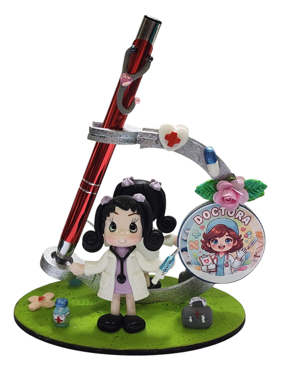 Figura decorativa de pluma Doctor Limerence by Claudia Herrera