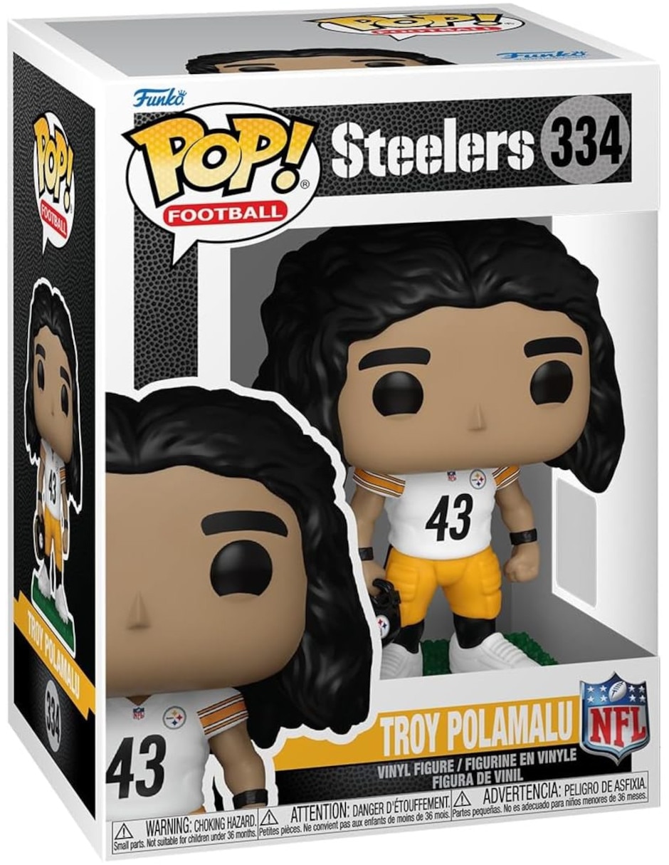 Figura de colección nfl steelers troy polamalu funko
