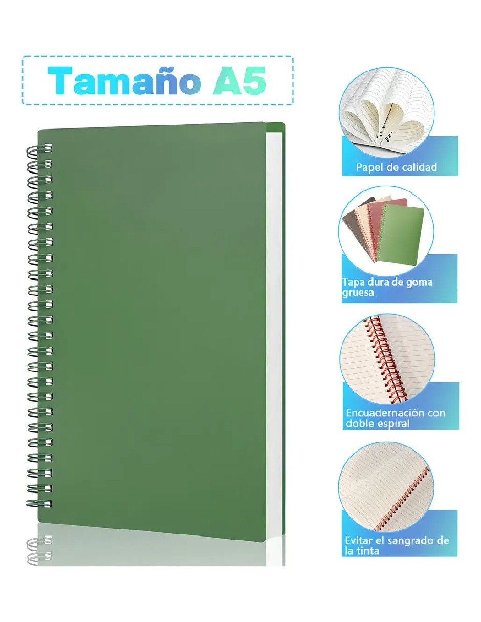 Set libreta a rayas 5