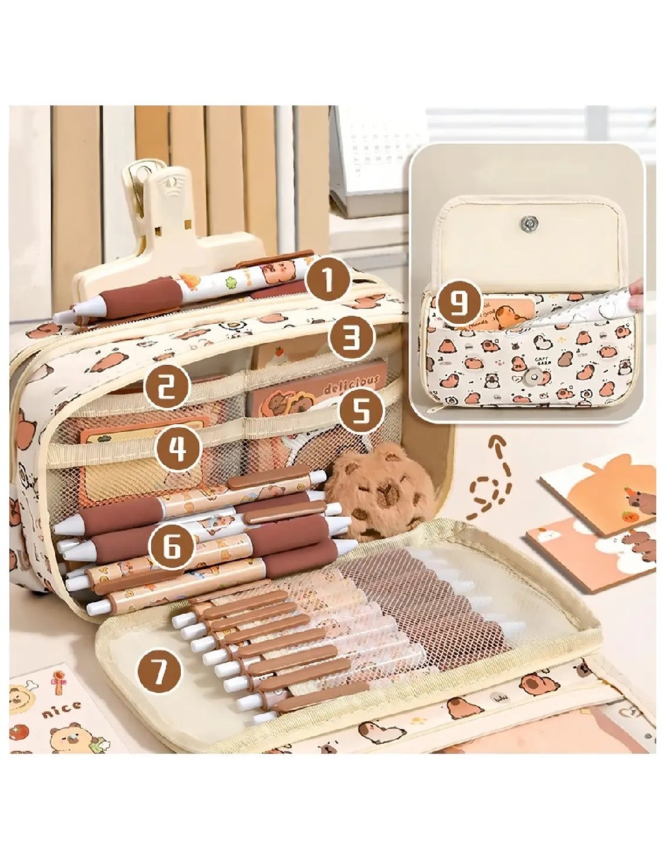 Set escolar Genérica con 130 piezas