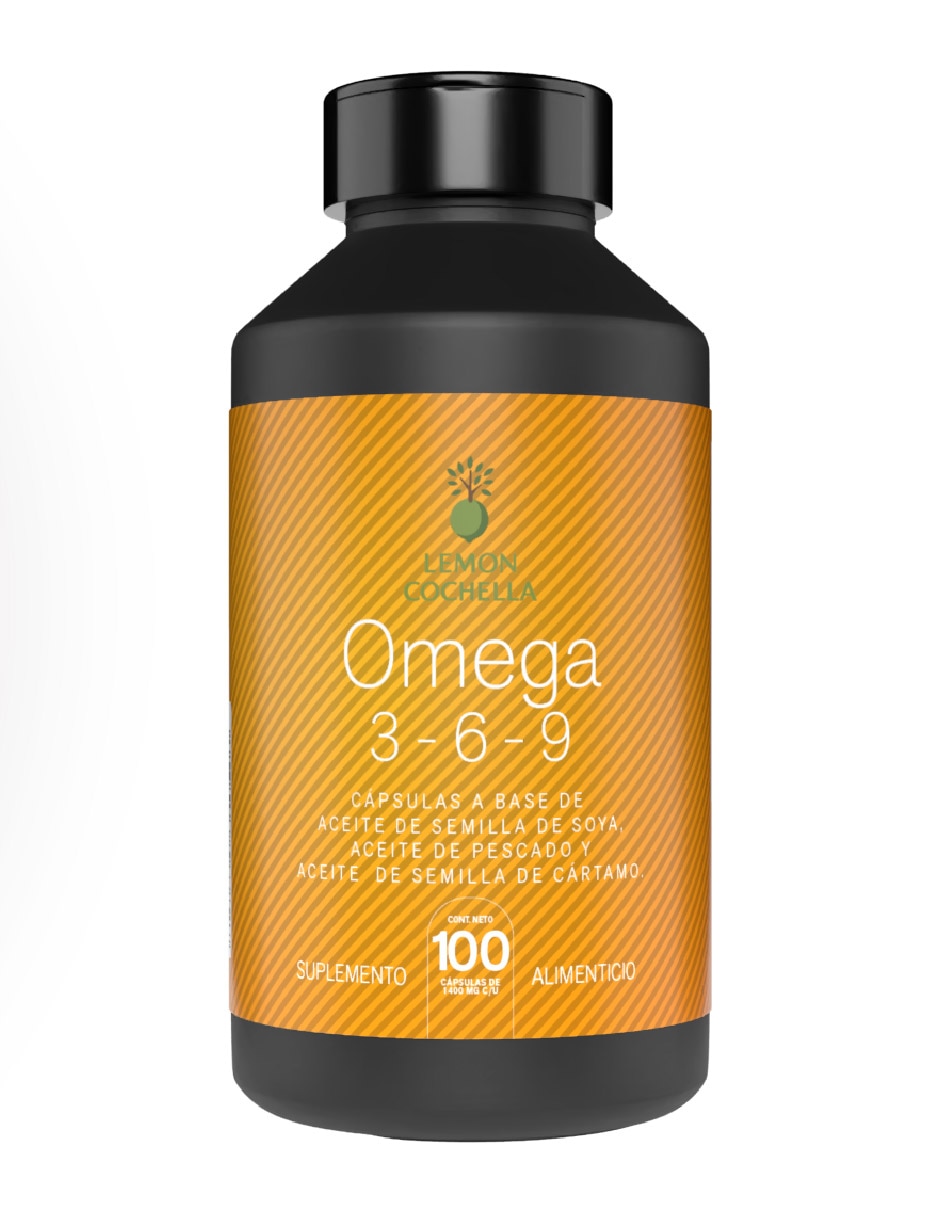 Suplementos alimenticios Omega 3 6 9 con 100 cápsulas