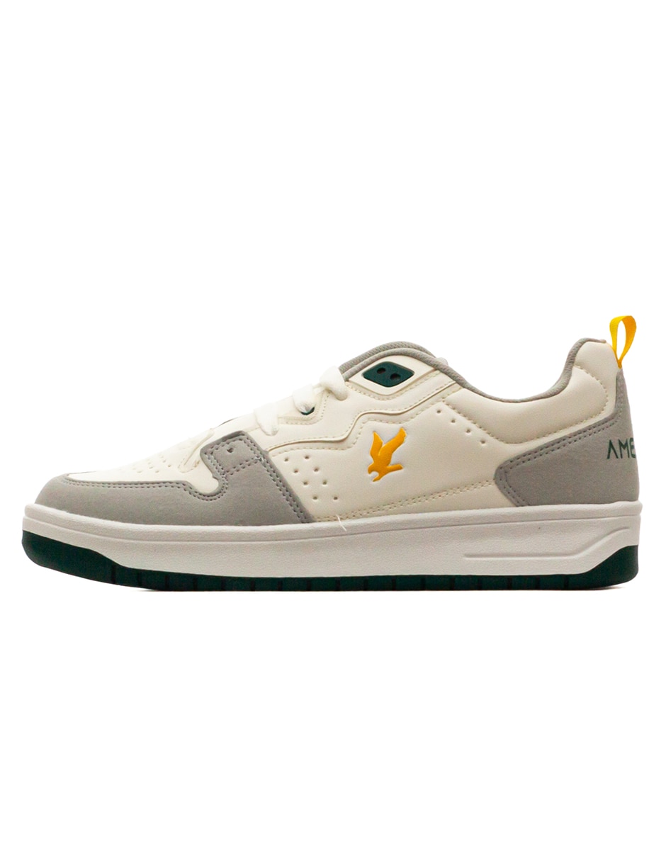 Tenis de piel american fire para hombre