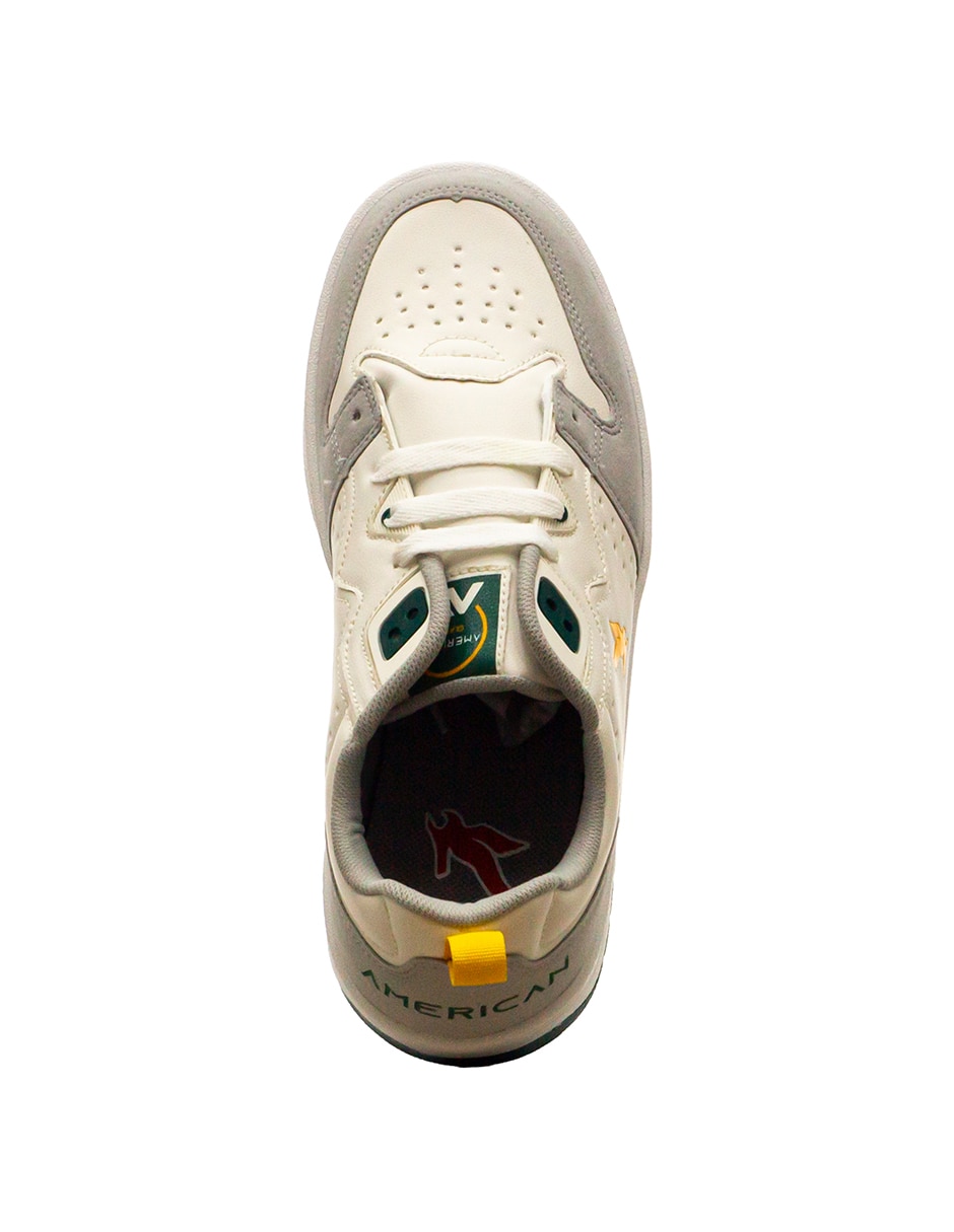 Tenis de piel american fire para hombre