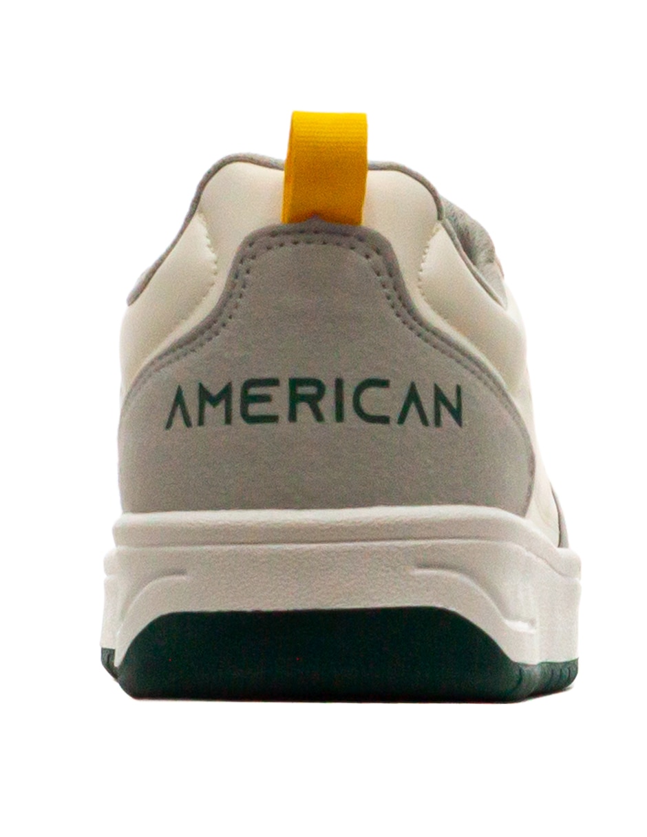 Tenis de piel american fire para hombre