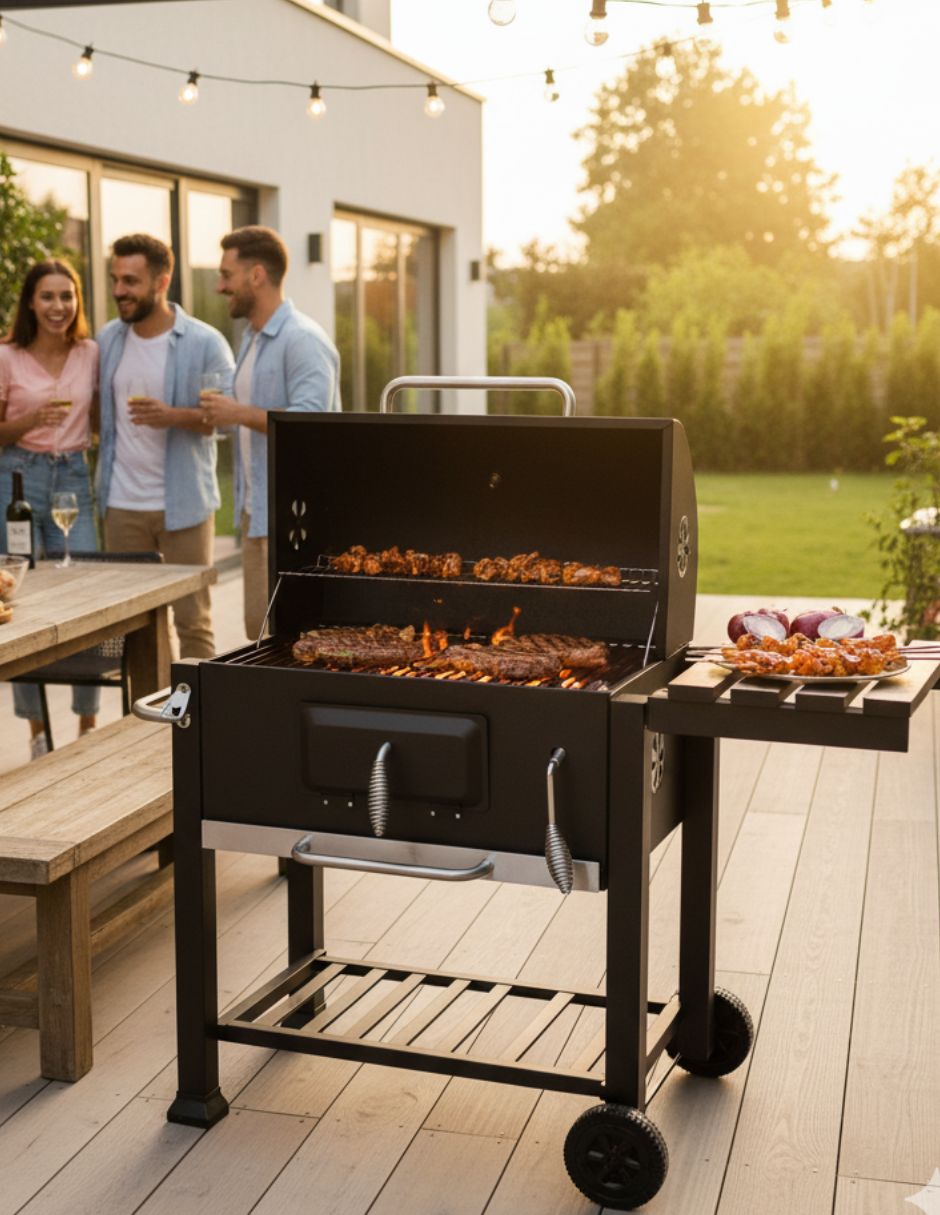Asador de carbón Aquila AP9788 de hierro