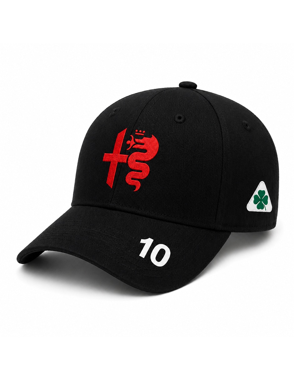 Gorra con visera curva casual Alfa Romeo para hombre