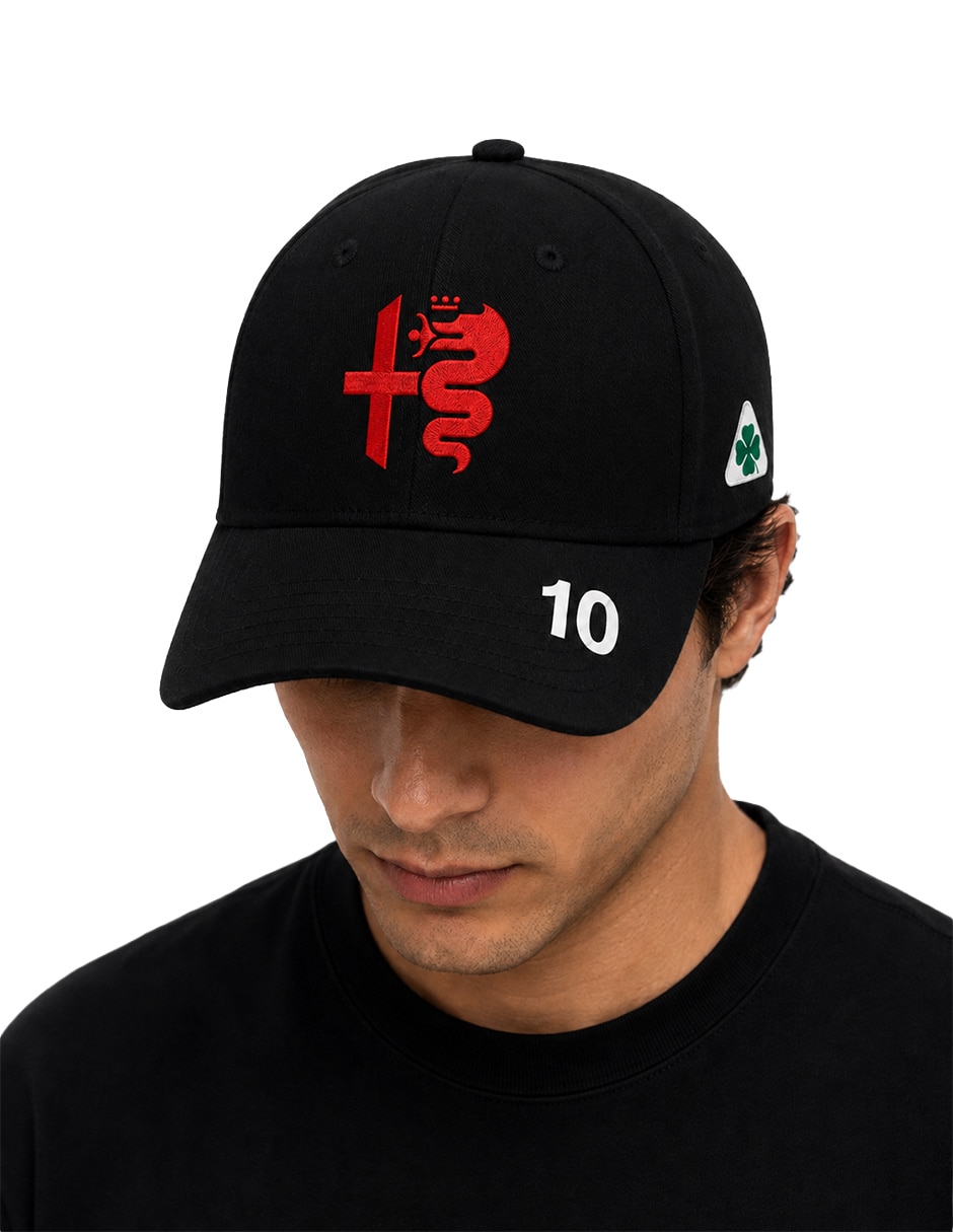 Gorra con visera curva casual Alfa Romeo para hombre
